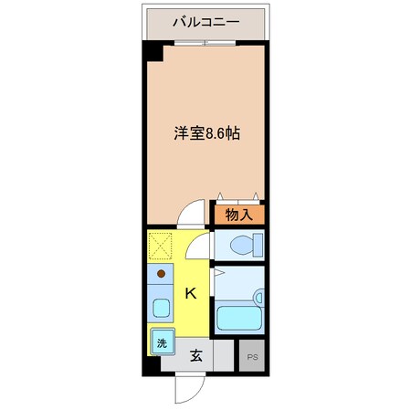 ルネッサ桃山の物件間取画像